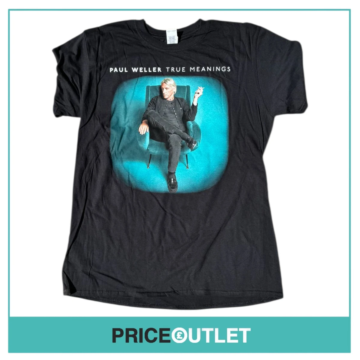 Rock Off Paul Weller Multicoloured Logo Ufficiale Uomo Maglietta Unisex (Large