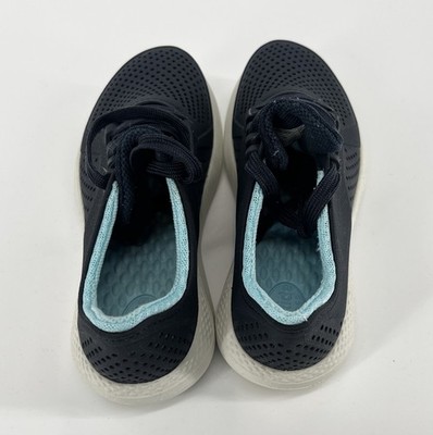 Crocs LiteRide Pacer Womens 6 Navy Athletic Sneakers Lightweight Comfort