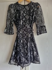 Fantastic Vampires Wife H&M Black And Silver Party Dress, Size 10, Never Worn