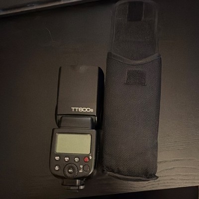 Godox TT600S Flash Gun Speedlite Strobe w/ LCD Hot Shoe w/ Case Pouch