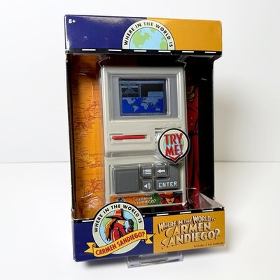 Where in the World Is Carmen Sandiego? Handheld Electronic Game - Basic Fun! NEW
