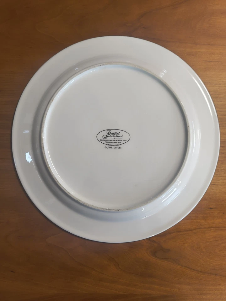 Rare Certified International Jane Davie Aztec 11.5 Inch Plate - Image 2 of 2