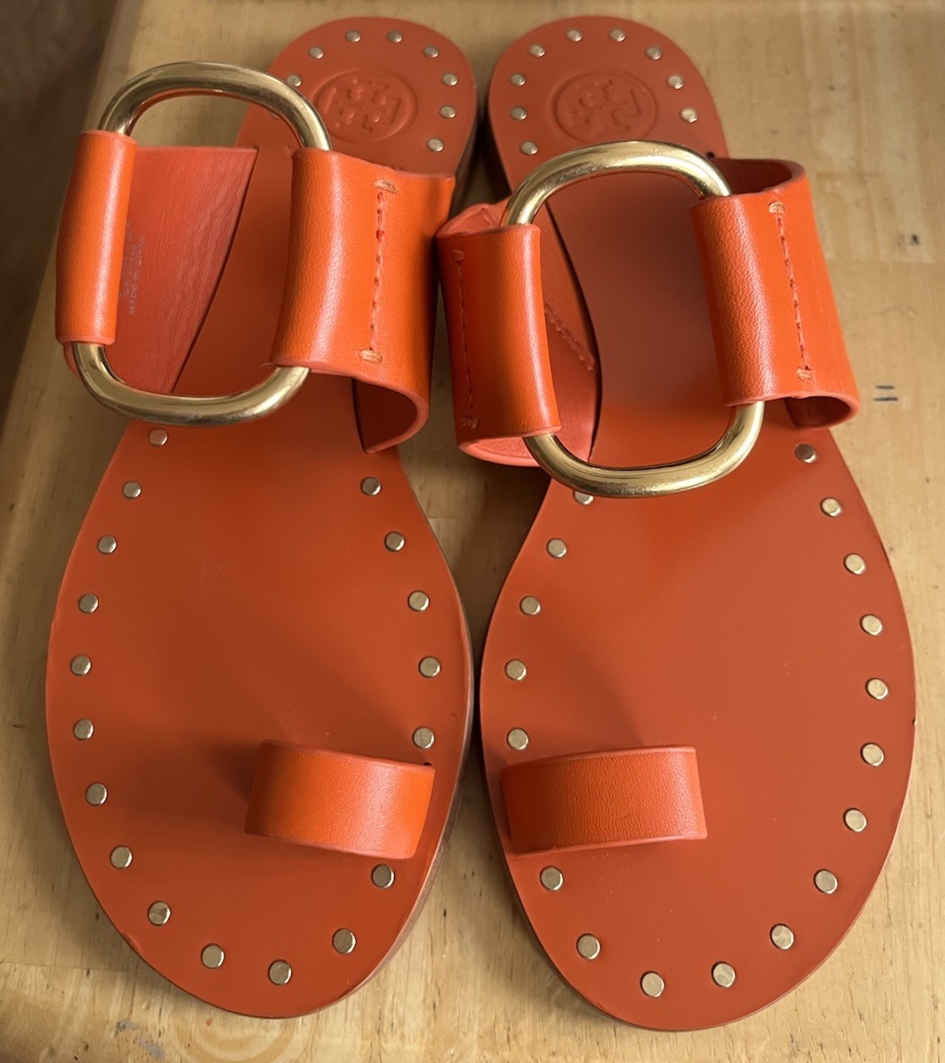 Flat Sandals Tory Burch Ravello Studded Sandal Tory Burch Ravello