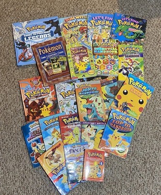 Lot of 21 Pokémon Handbooks Visual Companions Let s Find & Scholastic Books