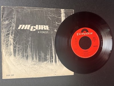 The Cure A Forest 7'' Polydor Holland Large Hole 1980 (Read)