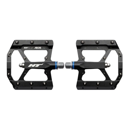 Pair Of Flat Pedals AE05 Black HTAE05.N HT-COMPONENTS Flat Bike Pedals