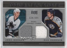 2005 Upper Deck Rookie Update Inspirations /999 Josh Gorges Dan Hamhuis #249 1o3