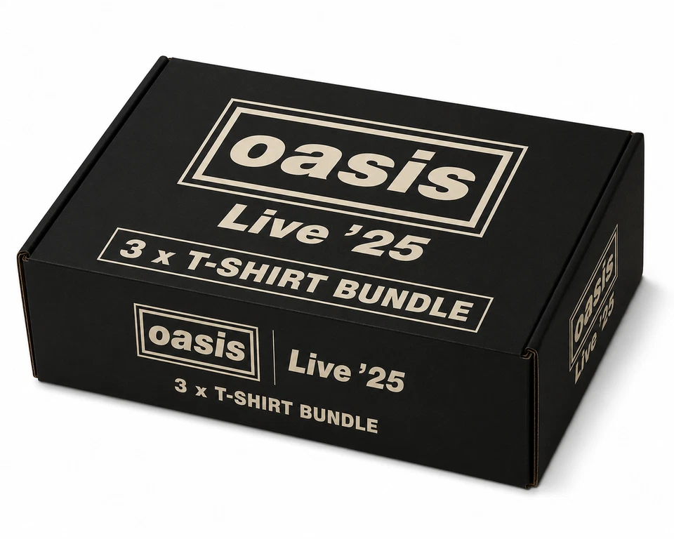 Oasis Live 25 Officially Licenced 3 x T Shirt Bundle - Bild 1 von 1