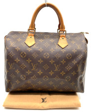 Authentic Louis Vuitton Monogram Speedy 30 M41526 Hand Bag W/D SK120461