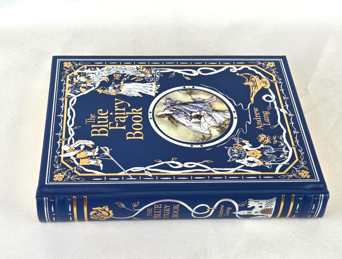 THE BLUE FAIRY BOOK Andrew Lang Illustrated Bonded Leather Gilded