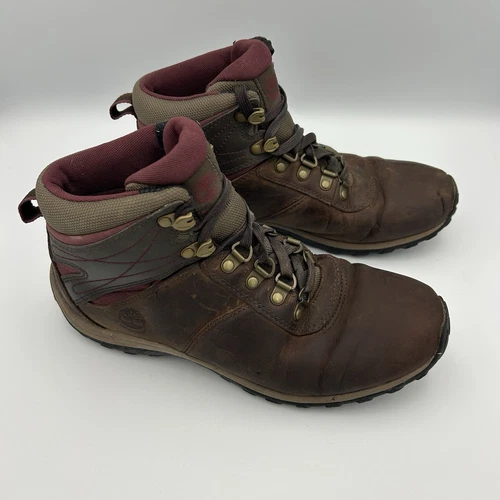 Timberland Norwood stivali da trekking in pelle donna 8 5 marrone impermeabili alla caviglia pizzo