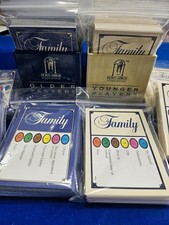 Trivial Pursuit Family Edition 1988 Question Cards X  100 ( 50 Adult +50 Child)