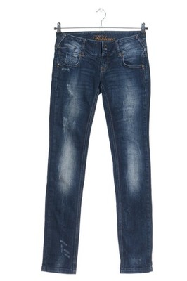 FISHBONE Slim Jeans Damen Jeans Gr. DE 36 blau Street-Fashion-Look