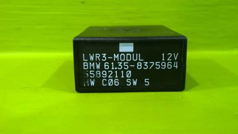 00 BMW 740iL 4.4L MÓDULO DE CONTROLE DE MIRA DE FAROL OEM 1233-6  - Imagem 3 de 3