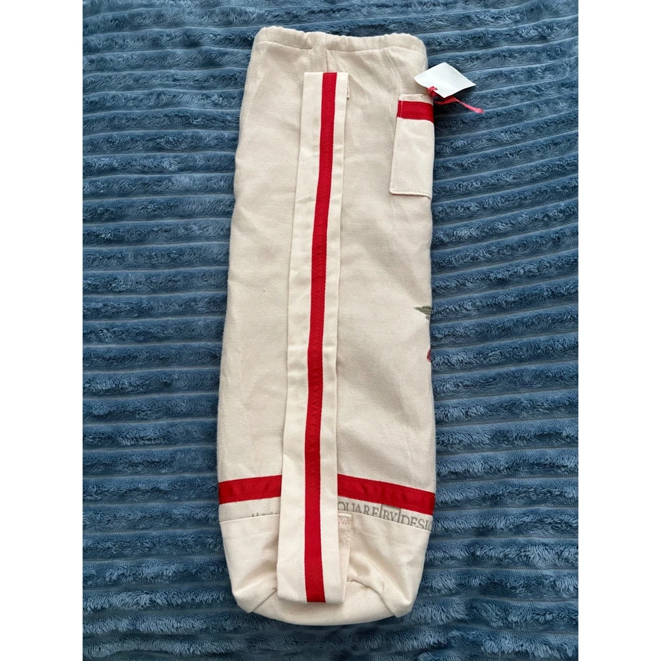 Bolso de Mano Estera de Yoga Cardenal Pájaro Bordado Correa para el Hombro Bolsillo Nuevo Foto 3 de 4