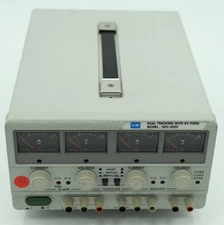 GW Instek GPC-3020 Triple Output DC Power Supply (2) 0-32V DC 2.2A +5vDC