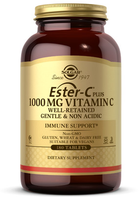 ESTER-C Plus 1000 mg Vitamin C 180 Tabletten Solgar