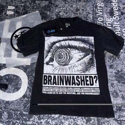 Hellstar  Brainwashed?  T Shirt Black Size Large Brand New