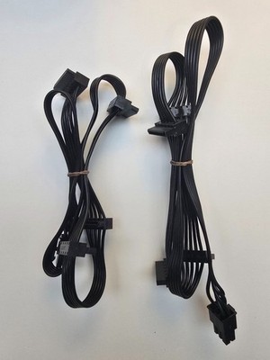 LOT OF 2 Corsair RM1000X RM850X RM750X HX1000 HX850 PSU  PCI-e 6pin 1 to 4 SATA