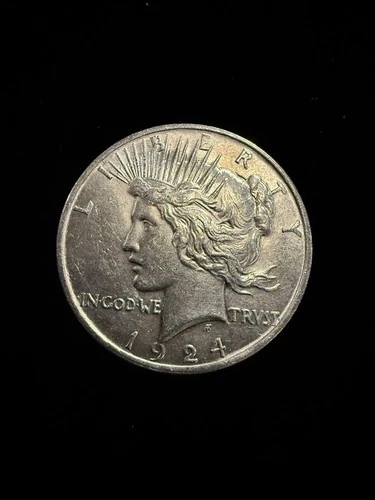 1924 $1 Peace Dollar Gem BU