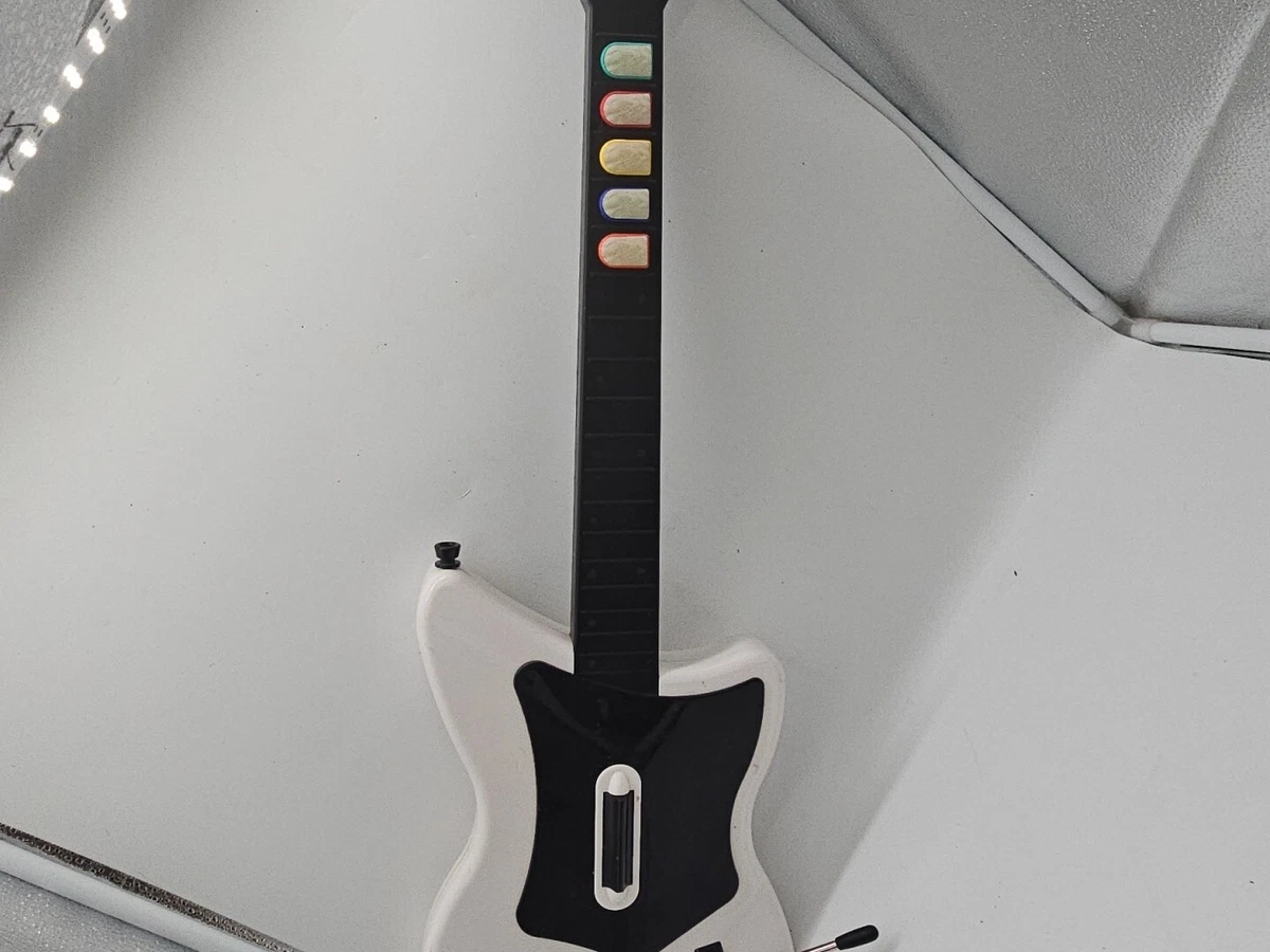 Guitar Hero Wireless White Guitar Red Octane PS2 Playstation 2
