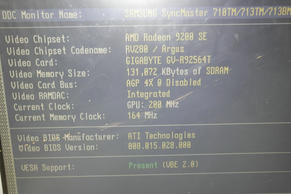 Gigabyte ATi Radeon 9250 VGA RCA s-video 64 MB AGP Graphics Card GV-R92564T - Image 2 of 4