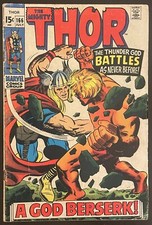 Thor #166 Marvel 1969