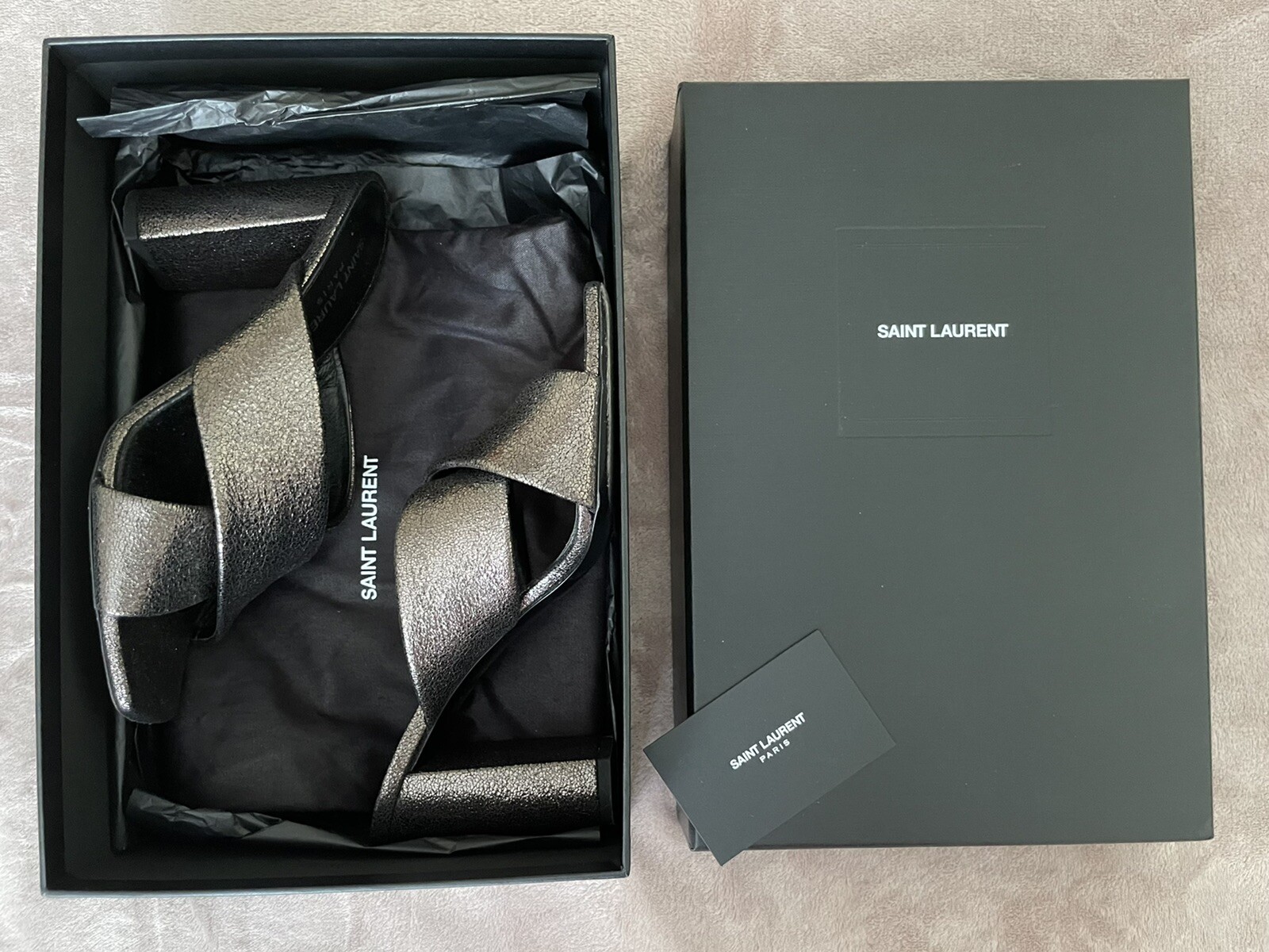 Scarpe Saint Laurent donna in pelle taglia 38 5