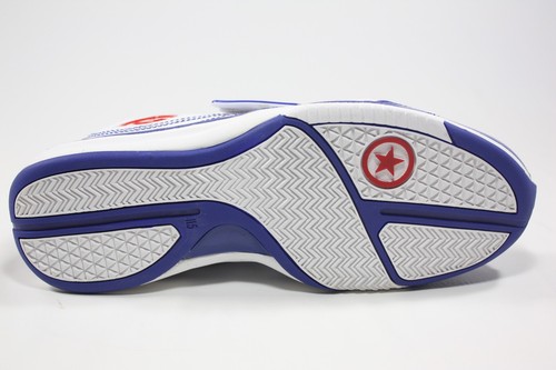 NEW/RARE Converse EB1 Elton Brand Mid - White/Royal Blue/Red (108076) - Picture 9 of 10
