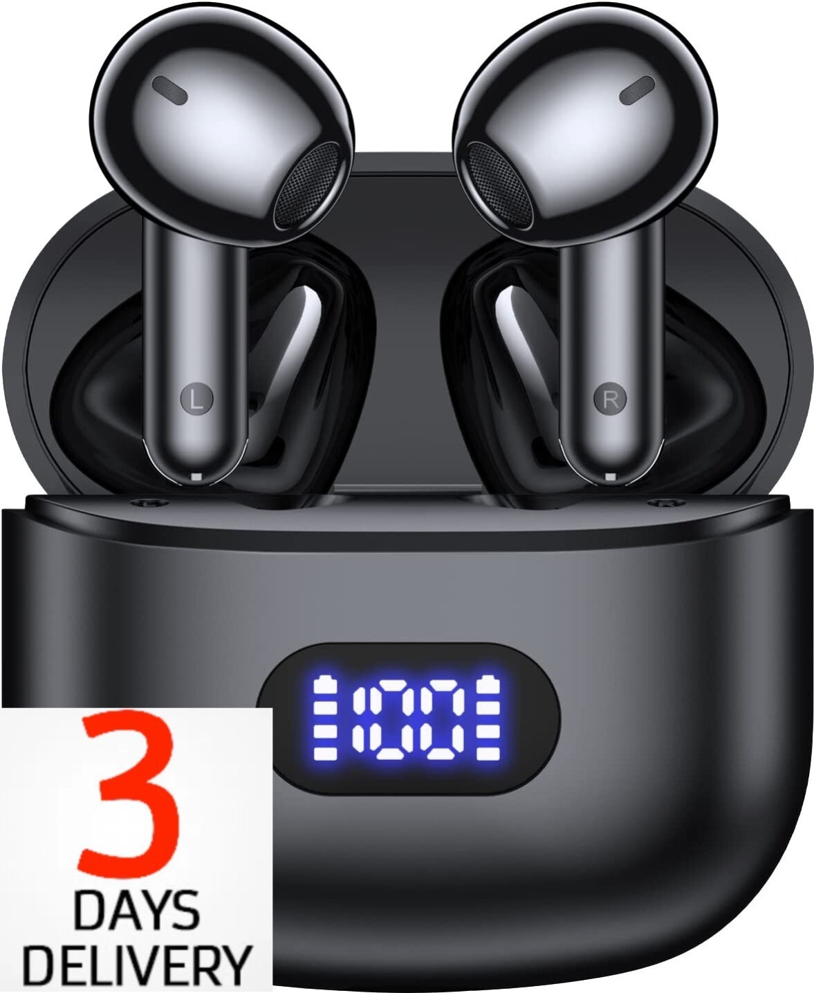 Wireless Earbuds Bluetooth 5.3 Waterproof with Wireless Charging Case Sports-image