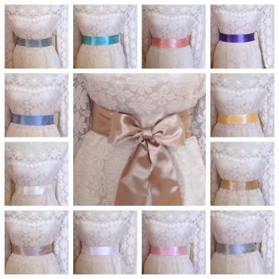 wedding sash bow
