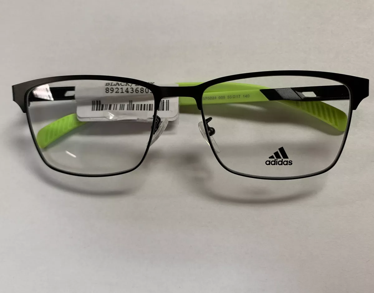 New Adidas 005 Black Frame Demo Lens Eyeglasses | eBay