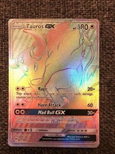 tauros gx pokemon card value Amazon.com: Pokemon Tauros-GX - 144/149 main image 0