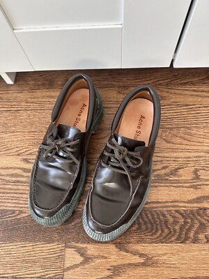 Available ファッション Acne Studios LEATHER LOAFERS 41