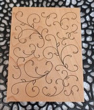GREAT IMPRESSIONS WOOD MOUNTED RUBBER STAMP K86 APRIL STAMP