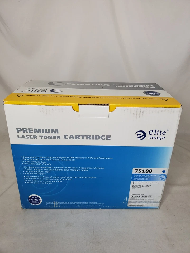 (2-Pack) Elite Image 75190 / 75188 Magenta / Cyan Toner Cartridge - Image 2 of 4