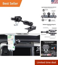 Metal Phone Mount for Ram Truck 2013-2018, Dash Mount Cell Phone Holder Compa...