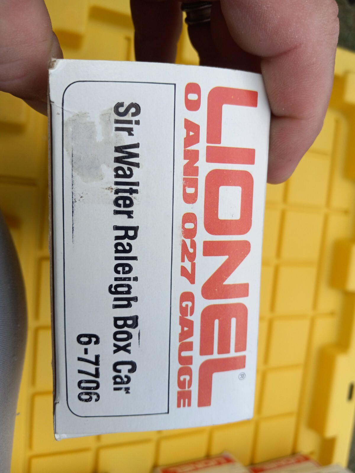 Lionel 67706 O Gauge Sir Walter Raleigh Smoking Tobacco BWTX Red