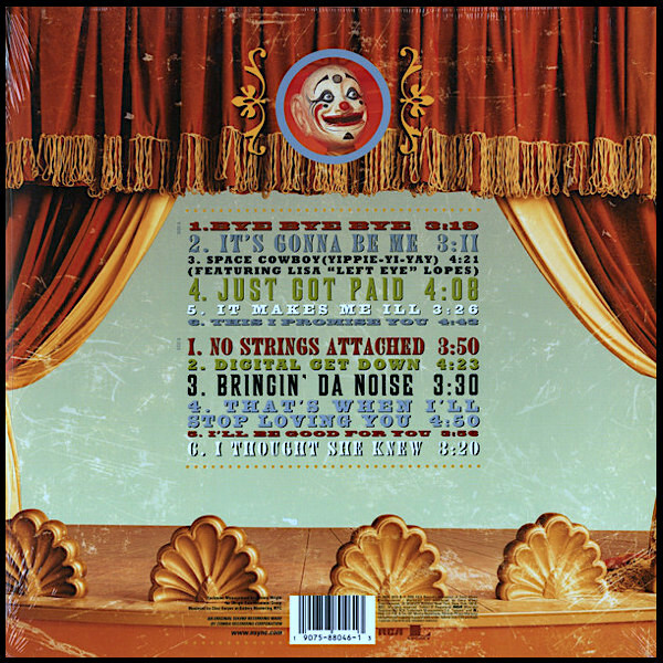 N SYNC ‎No Strings Attached LP on CLEAR VINYL New SEALED Colored