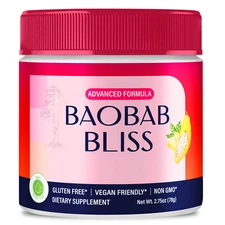 (1 Pack) Baobab Bliss Powder Advanced Energy Support - Health Support Powder