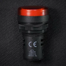 NEW Indicator Pilot Light Signal Lamp Red LED 22mm 24VAC/DC