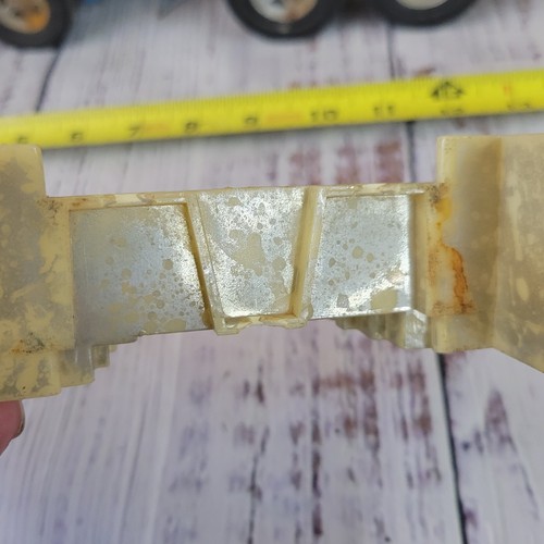 Vintage 13" Structo by ERTL pressed steel blue & yellow dump truck parts/repair - Picture 13 of 13