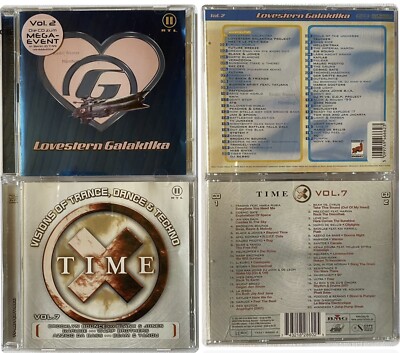 2 Stück Double CDs Lovestern Galaktika 2 (1999) & Various - Time X Vol. 7 (2001)