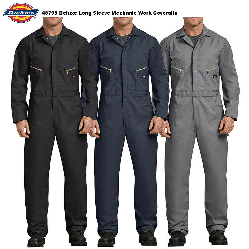 Dickies Men's Coverall Deluxe Blend Long Sleeve Jumpsuit Dickies Men's Coverall Deluxe Blend Long Sleeve Jumpsuit