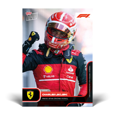 Topps Now Formula 1 2022 - Card 38 - Charles Leclerc - Ferrari