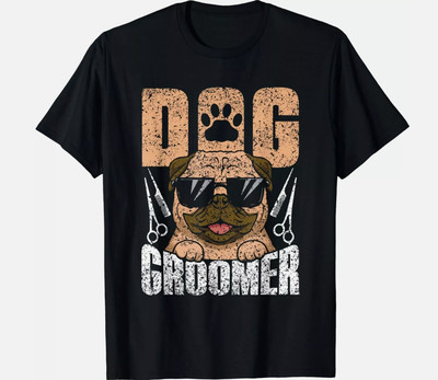 Dog Groomer Grooming Cute Dogs Gift Unisex T-Shirt, Streetwear Shirt, Gift Idea