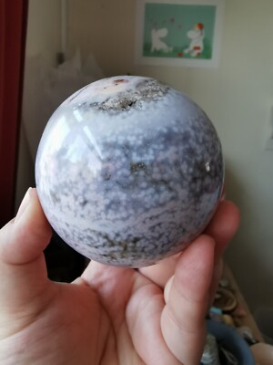 75 mm Ocean Jaspis Kugel 558g