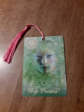 High Priestess- Good Tarot Bookmark Oracle Card Art Deck Gift, Purified &Charged