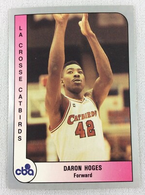 CBA 1991 ProCards Basketball Card #148-LaCrosse Catbirds-Daron Hoges