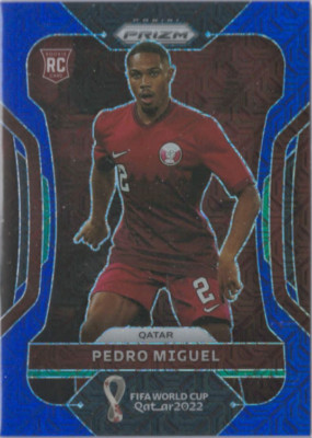2022 Prizm Fifa World Cup Qatar Pedro Miguel Blue Rookie /75